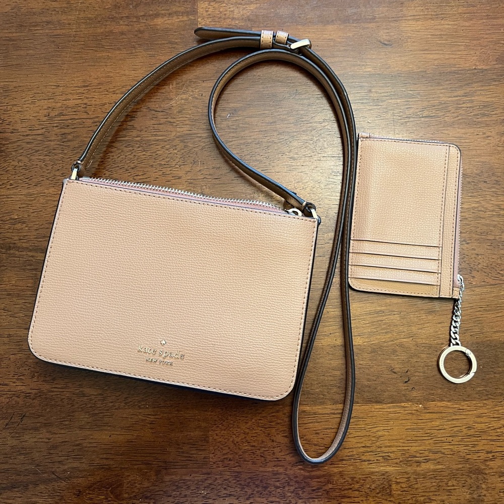 EUC Kate Spade purse and keychain wallet